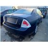 Image 3 : 2008 FORD FUSION SE, 4DRSD, BLUE, VIN 3FAHP07Z18R258435,