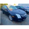Image 4 : 2008 FORD FUSION SE, 4DRSD, BLUE, VIN 3FAHP07Z18R258435,