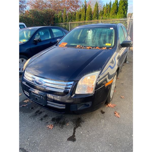 2008 FORD FUSION SE, 4DRSW, BLUE, VIN 3FAHP07Z78R258438,