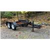 Image 1 : 2010 EXPRESS STEEL FLATDECK TRAILER, BLACK, VIN 2E908A069A1052395,