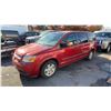 Image 2 : 2008 DODGE GRAND CARAVAN SE, 4DR 7 PASS VAN, RED, VIN 1D8HN44H38B112675,