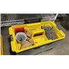 Image 4 : STANLEY INDUSTRIAL MOBILE TOOL BOX WITH CONTENTS & MASTERCRAFT YELLOW PORTABLE TOOL BOX WITH