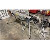 Image 1 : BOSCH T3B TRACRAC PORTABLE INDUSTRIAL FOLDING MITER SAW WORK STAND
