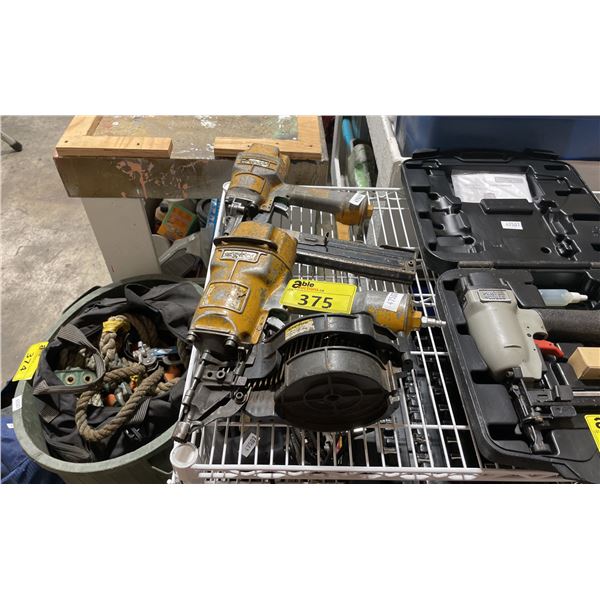 STANLEY PNEUMATIC NAIL GUN & STANLEY PNEUMATIC STAPLE GUN