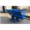 Image 2 : U-LINE D-300-HD BLUE INDUSTRIAL FORKLIFT DUMP BIN ATTACHMENT