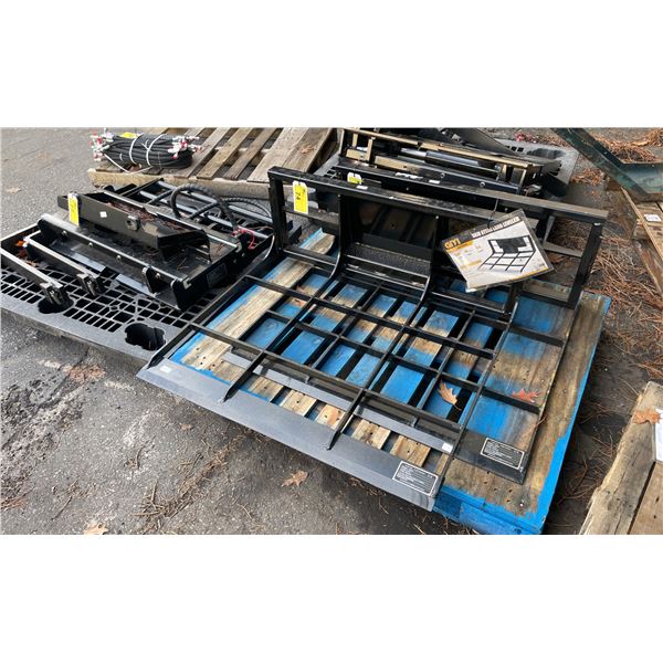 GIYI GY-PDQ BLACK INDUSTRIAL 40" MINI SKID STEER LAND LEVELING ATTACHMENT