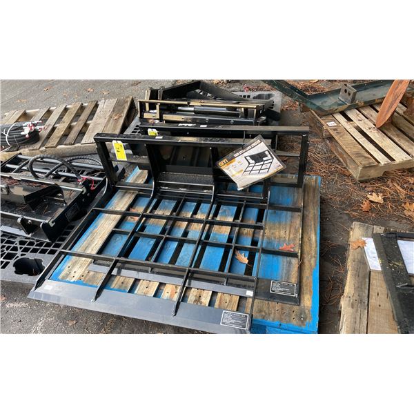 GIYI GY-PDQ BLACK INDUSTRIAL 40" MINI SKID STEER LAND LEVELING ATTACHMENT