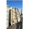 Image 1 : BEIGE 20' 67,200 MAX CAPACITY INDUSTRIAL TRANSPORT CONTAINER WITH DUAL SWING SIDE DOORS,
