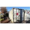 Image 2 : GREY 20' 67,200 MAX CAPACITY INDUSTRIAL TRANSPORT CONTAINER WITH DUAL SWING REAR DOORS