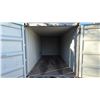 Image 3 : GREY 20' 67,200 MAX CAPACITY INDUSTRIAL TRANSPORT CONTAINER WITH DUAL SWING REAR DOORS