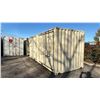 Image 1 : BEIGE 20' 67,200 MAX CAPACITY INDUSTRIAL TRANSPORT CONTAINER WITH DUAL SWING SIDE DOORS,