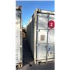 Image 2 : GREY 20' 67,200 MAX CAPACITY INDUSTRIAL TRANSPORT CONTAINER WITH DUAL SWING REAR DOORS