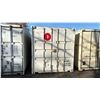 Image 1 : GREY 20' 67,200 MAX CAPACITY INDUSTRIAL TRANSPORT CONTAINER WITH DUAL SWING REAR DOORS