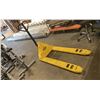 Image 1 : ITC YELLOW 5500 LBS CAPACITY INDUSTRIAL MOBILE PALLET JACK