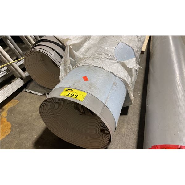 LARGE 10' GREY INDUSTRIAL ROLL OF CONSTRUCTION MEMBRANE