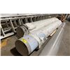 Image 3 : LARGE 10' GREY INDUSTRIAL ROLL OF CONSTRUCTION MEMBRANE