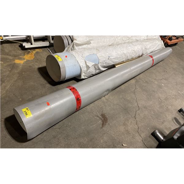 LARGE 12' GREY INDUSTRIAL ROLL OF CONSTRUCTION MEMBRANE
