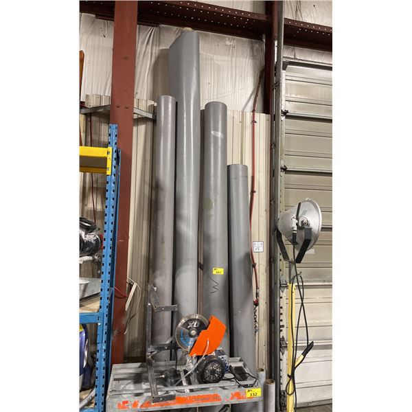 4 LARGE GREY INDUSTRIAL ROLLS OF CONSTRUCTION MEMBRANE *MUST TAKE ALL*