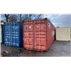 Image 1 : RED 40' H/C 71,650 MAX CAPACITY INDUSTRIAL TRANSPORT CONTAINER WITH DUAL SWING REAR DOORS