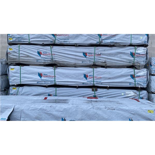 1 PALLET OF 4X3 ALLURA TRIM SPECTRUM SNOW RESIDENTIAL HOUSE SIDING TRIM