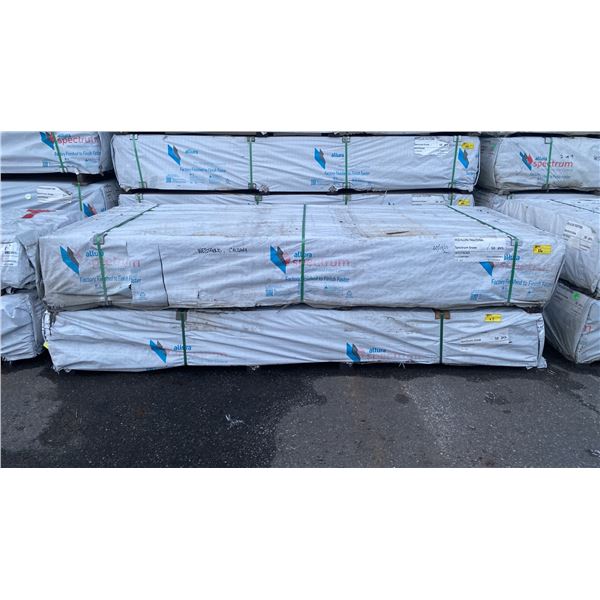1 PALLET OF 4X10 ALLURA TRADITIONAL SPECTRUM SNOW RESIDENTIAL HOUSE SIDING