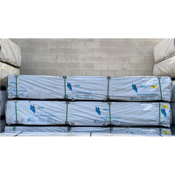 1 PALLET OF 4X10 ALLURA TRADITIONAL SPECTRUM SNOW RESIDENTIAL HOUSE SIDING