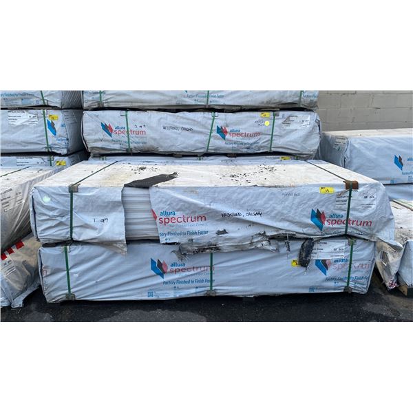 1 PALLET OF 4X8 ALLURA TRADITIONAL SPECTRUM SNOW RESIDENTIAL HOUSE SIDING