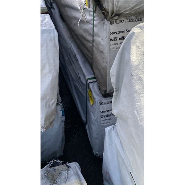1 PALLET OF 4X8 ALLURA TRADITIONAL SPECTRUM SNOW RESIDENTIAL HOUSE SIDING