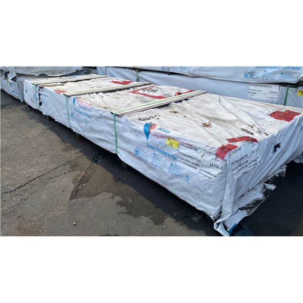 1 PALLET OF 4X12 ALLURA TRIM SPECTRUM MIDNIGHT GRAY RESIDENTIAL HOUSE SIDING