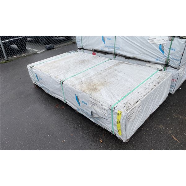 1 PALLET OF 4X8 ALLURA SMOOTH PANEL SPECTRUM SNOW RESIDENTIAL HOUSE SIDING