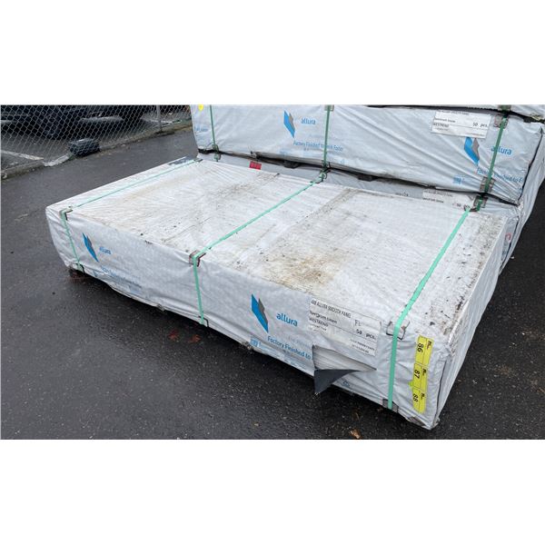 1 PALLET OF 4X8 ALLURA SMOOTH PANEL SPECTRUM SNOW RESIDENTIAL HOUSE SIDING