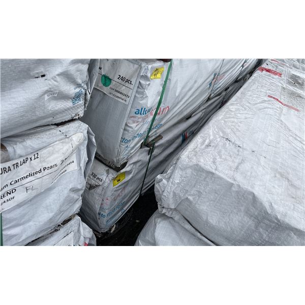 1 PALLET OF ALLURA TRIM SPECTRUM SNOW RESIDENTIAL HOUSE SIDING TRIM