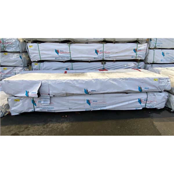 1 PALLET OF ALLURA TRIM SPECTRUM SNOW RESIDENTIAL HOUSE SIDING *PARTIAL PALLET*