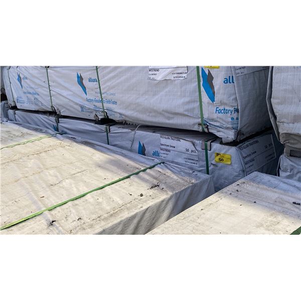 1 PALLET OF 4X10 ALLURA TRADITIONAL SPECTRUM SNOW RESIDENTIAL HOUSE SIDING