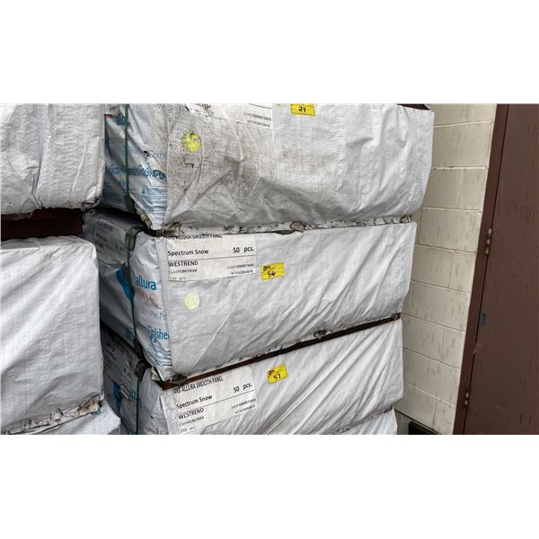 1 PALLET OF 4X8 ALLURA SMOOTH PANEL SPECTRUM SNOW RESIDENTIAL HOUSE SIDING