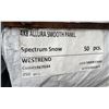 Image 2 : 1 PALLET OF 4X8 ALLURA SMOOTH PANEL SPECTRUM SNOW RESIDENTIAL HOUSE SIDING