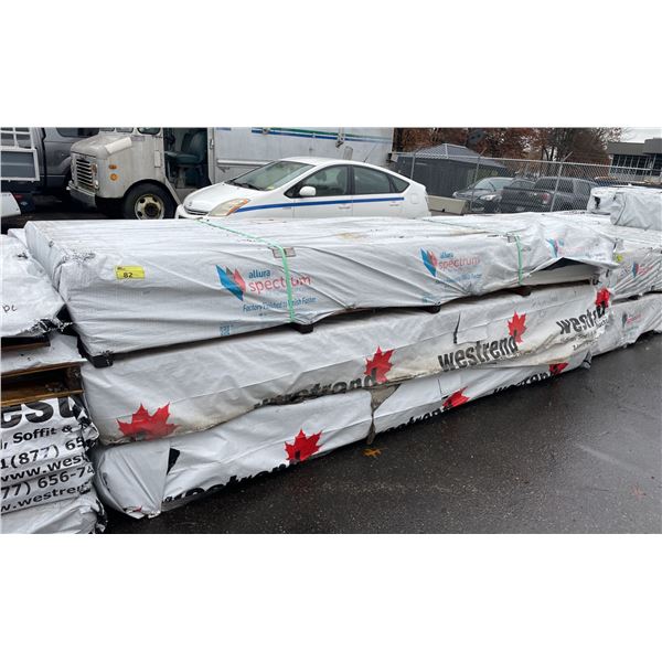 3 PARTIAL PALLETS OF ASSORTED ALLURA SPECTRUM RESIDENTIAL HOUSE SIDING