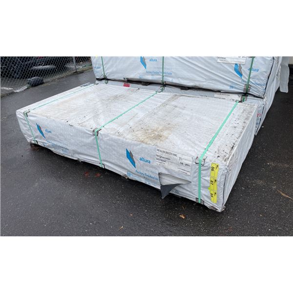 1 PALLET OF 4X8 ALLURA SMOOTH PANEL SPECTRUM LINEN RESIDENTIAL HOUSE SIDING