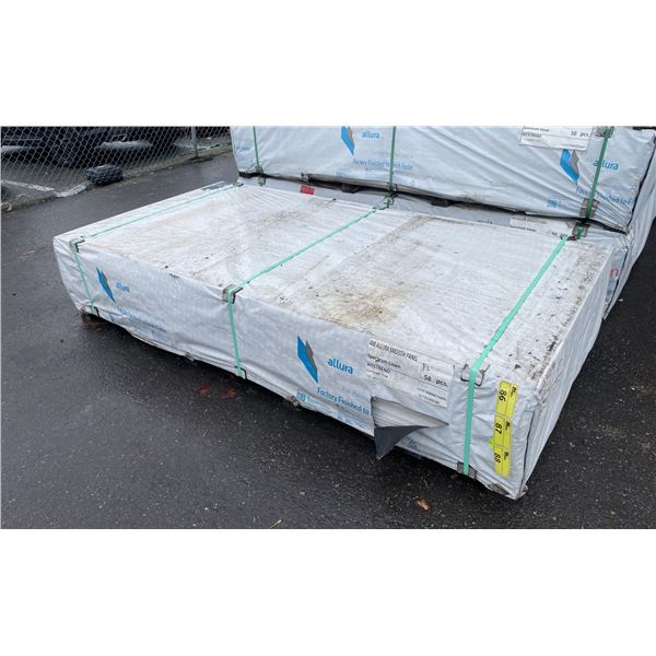 1 PALLET OF 4X8 ALLURA SMOOTH PANEL SPECTRUM LINEN RESIDENTIAL HOUSE SIDING