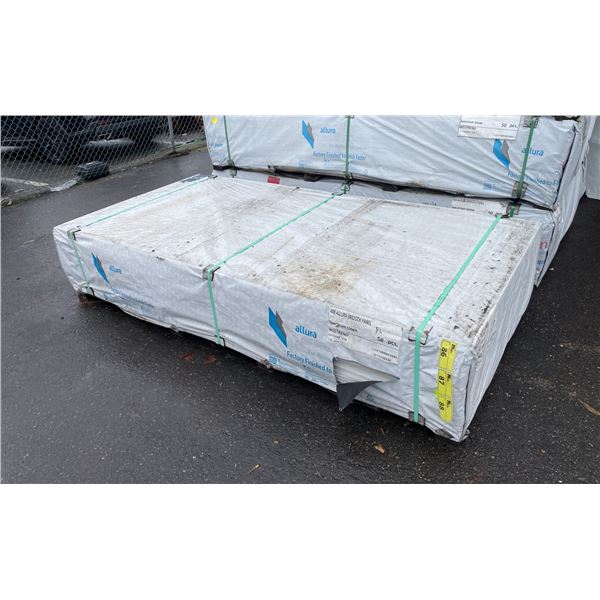 1 PALLET OF 4X8 ALLURA SMOOTH PANEL SPECTRUM LINEN RESIDENTIAL HOUSE SIDING