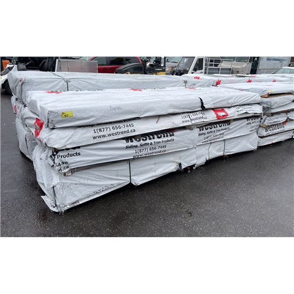 4 PARTIAL PALLETS OF ASSORTED ALLURA SPECTRUM RESIDENTIAL HOUSE SIDING