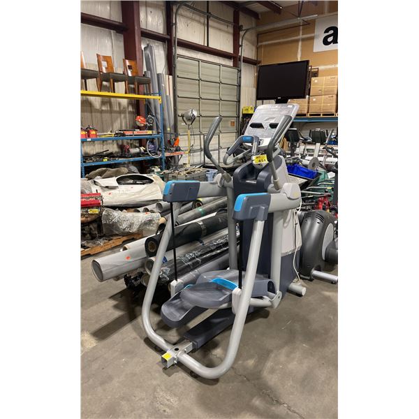 PRECOR AMT COMMERCIAL ADAPTIVE MOTION TRAINER WITH DIGITAL DISPLAY & RCA 18" CARDIO TELEVISION *HAS