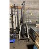 Image 3 : ATLANTIS BLACK COMMERCIAL SINGLE STATION CABLE PULL MACHINE WITH WEIGHT RACK