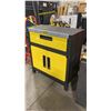 Image 2 : STANLEY YELLOW/BLACK TOOL STORAGE BOX APPROX 30"W X 18"D X 34"H