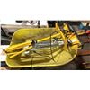 Image 2 : ERIE PRO YELLOW INDUSTRIAL WHEELBARROW WITH WORK LIGHT, THE GRIPULL ROOFING STRETCHER & BOX OF