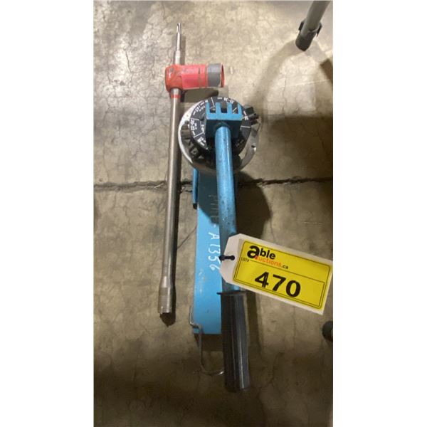 MANUAL TUBE COLLARING MACHINE & HILTI HOLLOW DUST EXTRACTION DRILL BIT