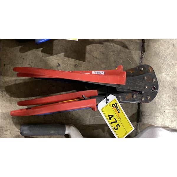 4 ASSORTED MANUAL CRIMPING TOOLS