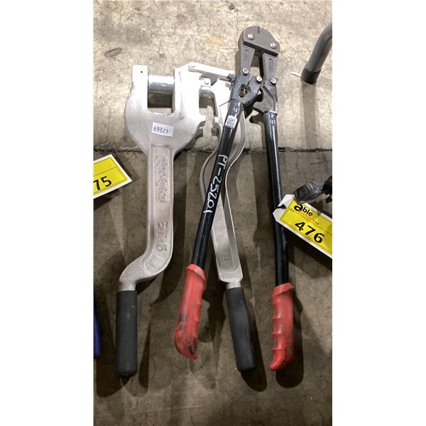 PIPE TYTES ET-5 METAL STUD PUNCH & BOLT CUTTERS