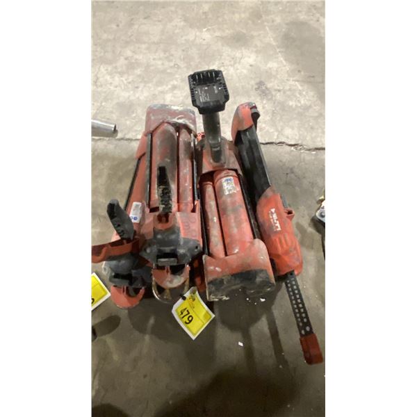 4 ASSORTED HILTI APPLICATOR GUNS