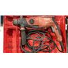 Image 2 : HILTI TE 3-C  INDUSTRIAL ELECTRIC PORTABLE CONCRETE DRILL IN HARD TRANSPORT CASE
